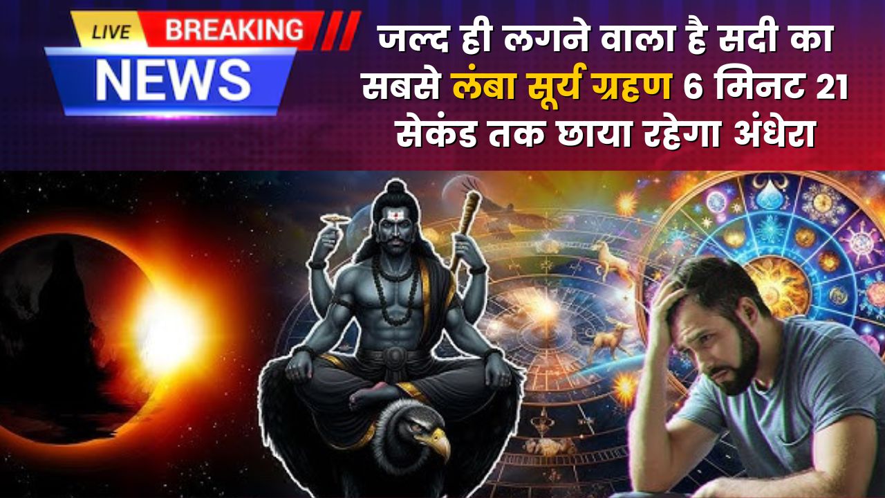 जल्द ही लगने वाला है सदी का सबसे लंबा सूर्य ग्रहण,